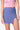 Very Peri Solid A-Line Slit Skirt - BonkersCorner