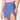 Very Peri Solid A-Line Slit Skirt - BonkersCorner