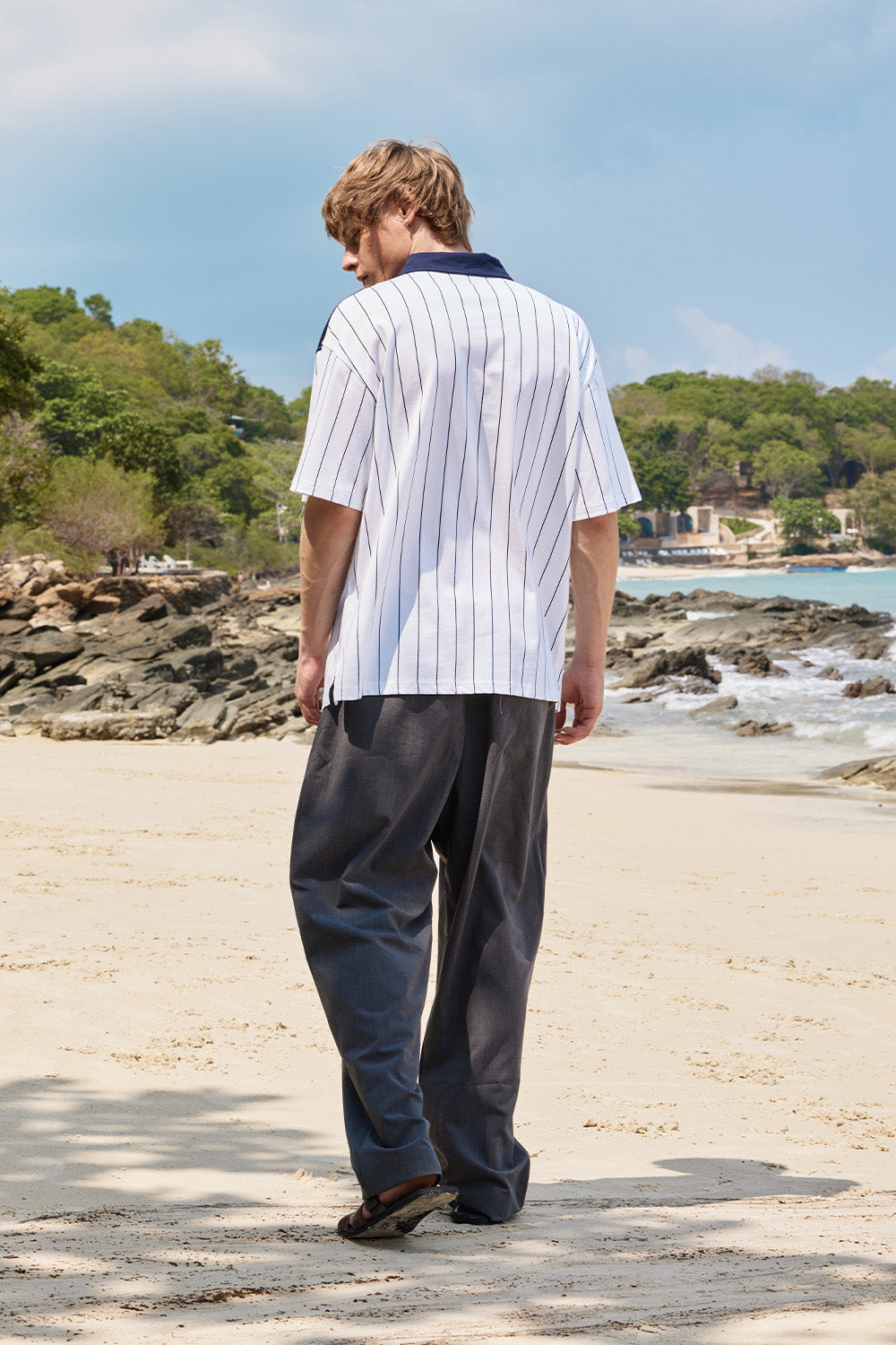 Old Money Stripe Polo - BonkersCorner
