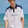 Old Money Stripe Polo - BonkersCorner
