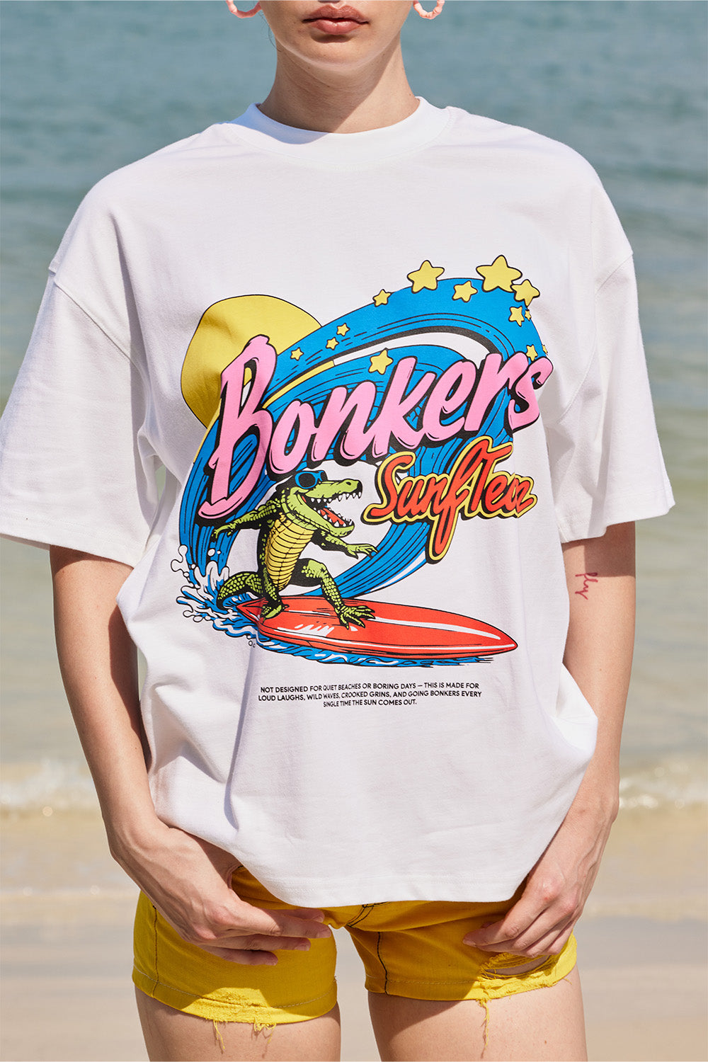 Surf Jam Oversized T-shirt - BonkersCorner