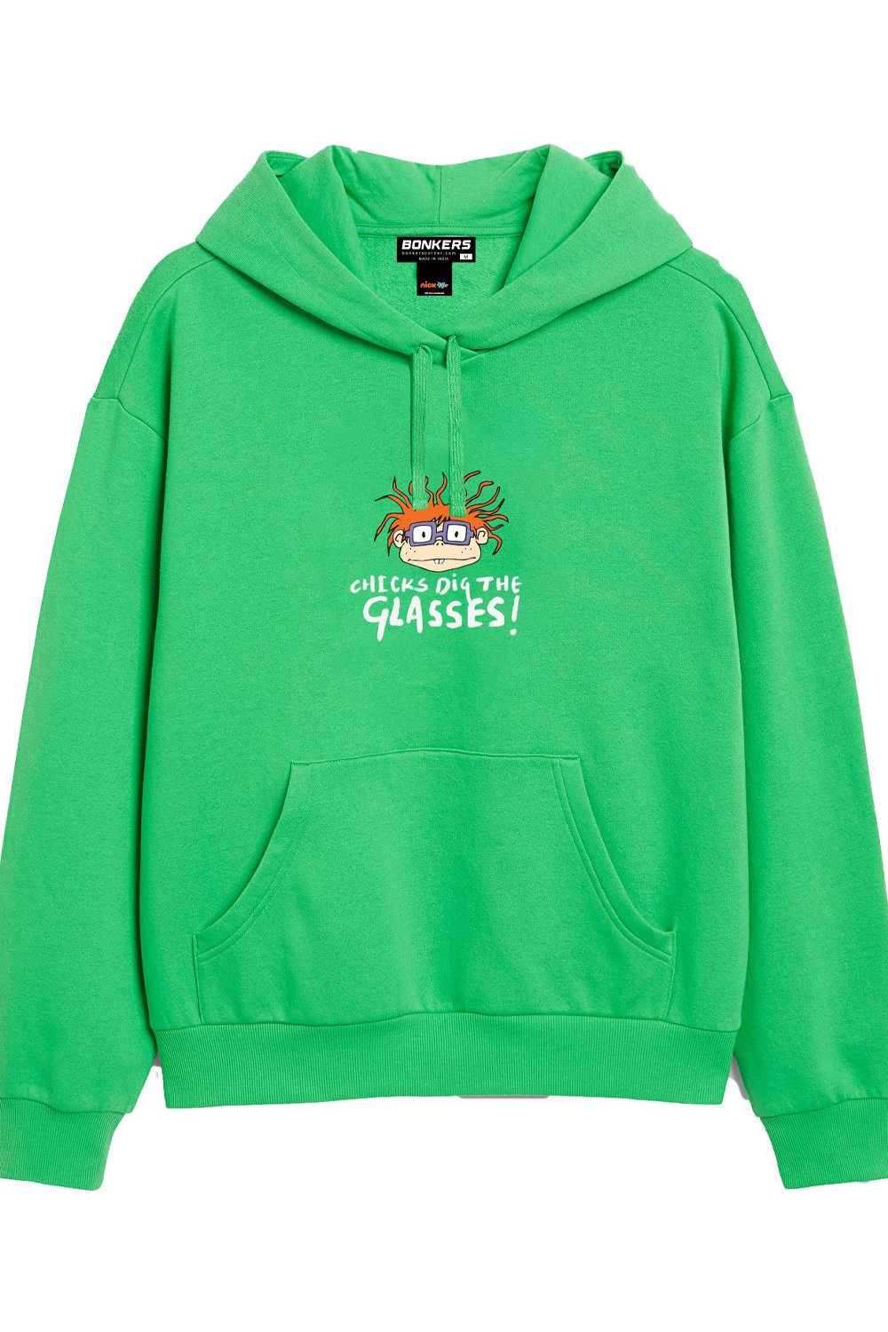 Bonkerscorner_ Chicks dig the glasses green hoodie1