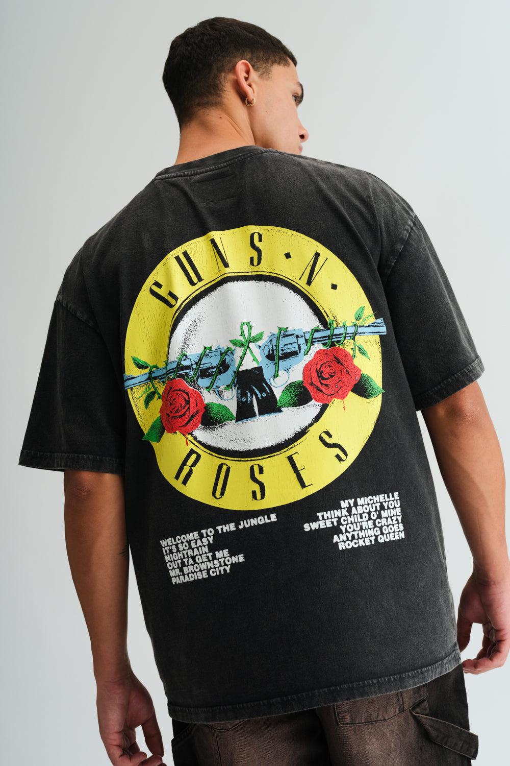 Appetite For Destruction Faded Oversized T-shirt - BonkersCorner