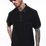 Ash Grey Faded Knit Premium Polo - BonkersCorner