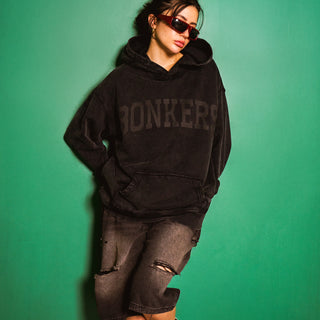 Black Faded Signature Soft Hoodie - BonkersCorner