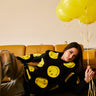 Black Smiley Originals All Over Sweatshirt - BonkersCorner