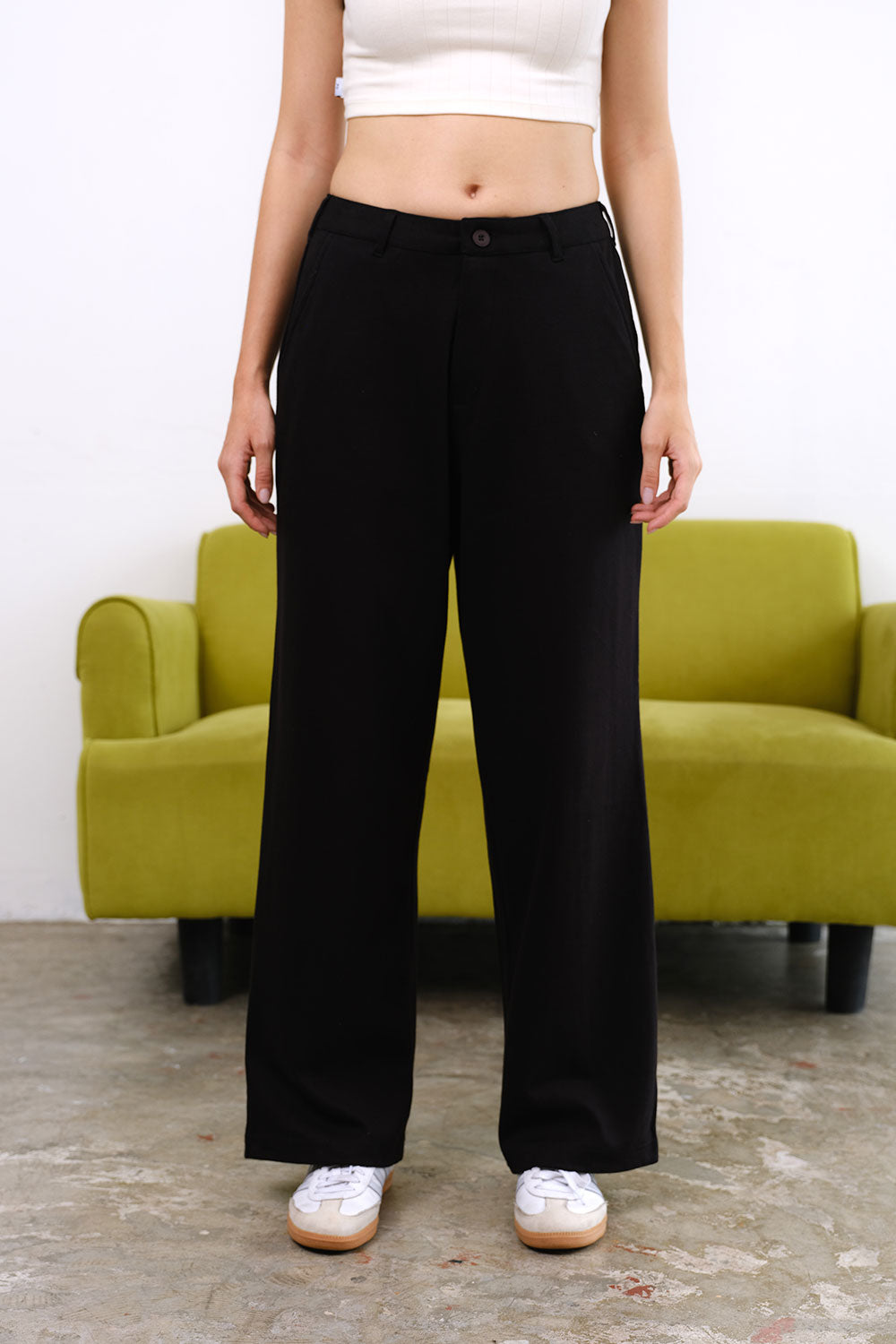 Black Trouser Pants - BonkersCorner