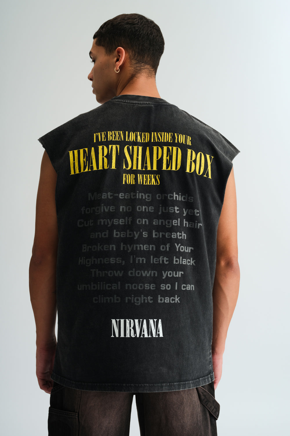 Black Nirvana Oversized Tank - BonkersCorner