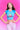 Bratty Blue Raglan Top - BonkersCorner