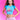 Bratty Blue Raglan Top - BonkersCorner