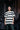 Caped Crusader Stripped T-shirt - BonkersCorner