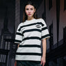 Caped Crusader Stripped T-shirt - BonkersCorner