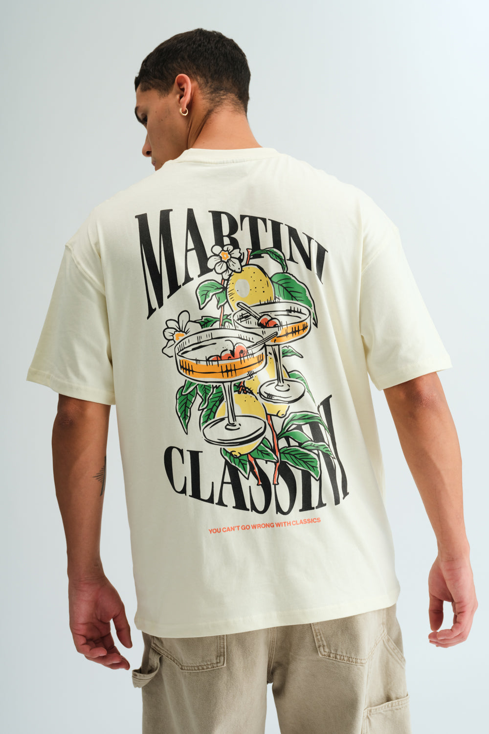 Classic Martini Oversized T-shirt - BonkersCorner