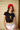 Do I Care Black Baby Tee - BonkersCorner