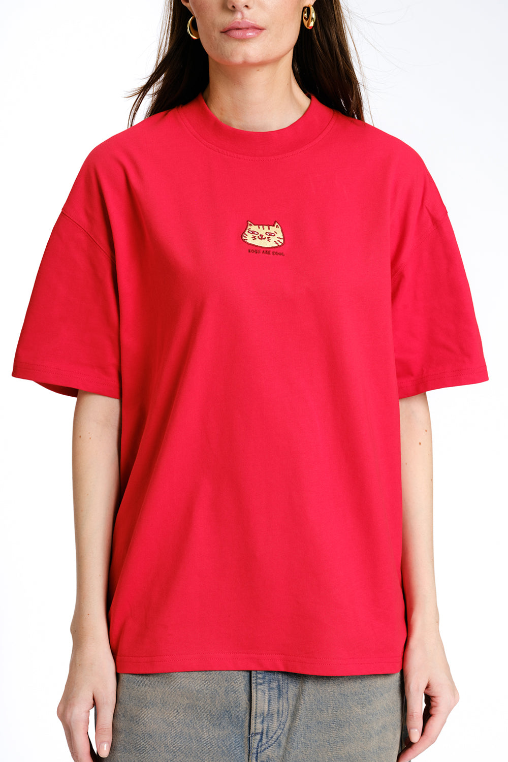 Dogs Are Cool Oversized T-shirt - BonkersCorner