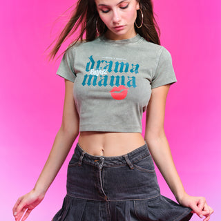 Drama Mama Baby Tee - BonkersCorner