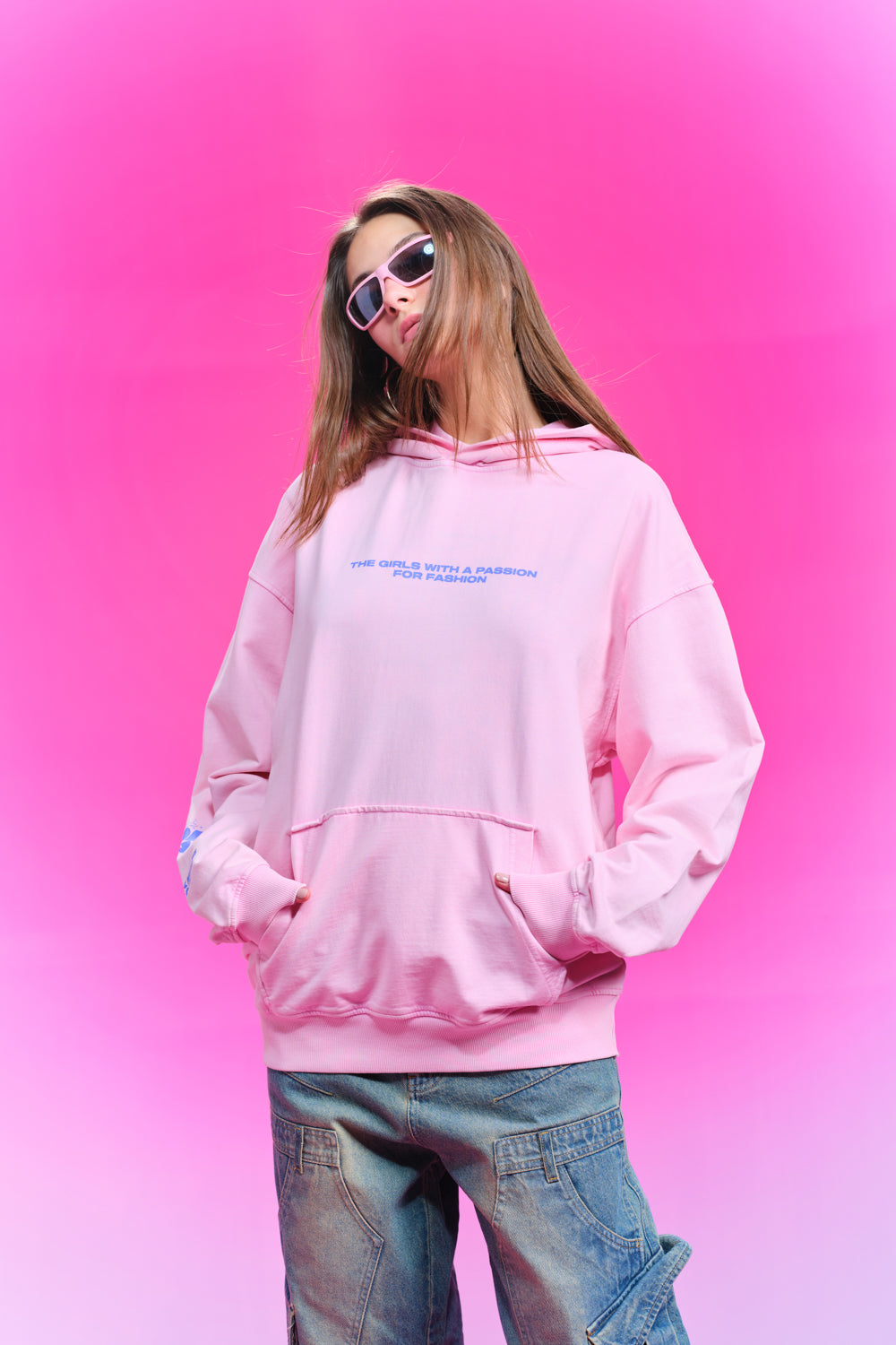 Girls Are Girls Pink Hoodie - BonkersCorner