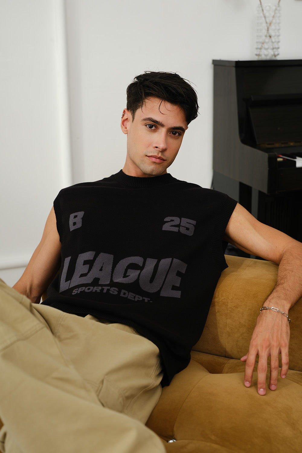 League Sports Dept Knitted Vest - BonkersCorner
