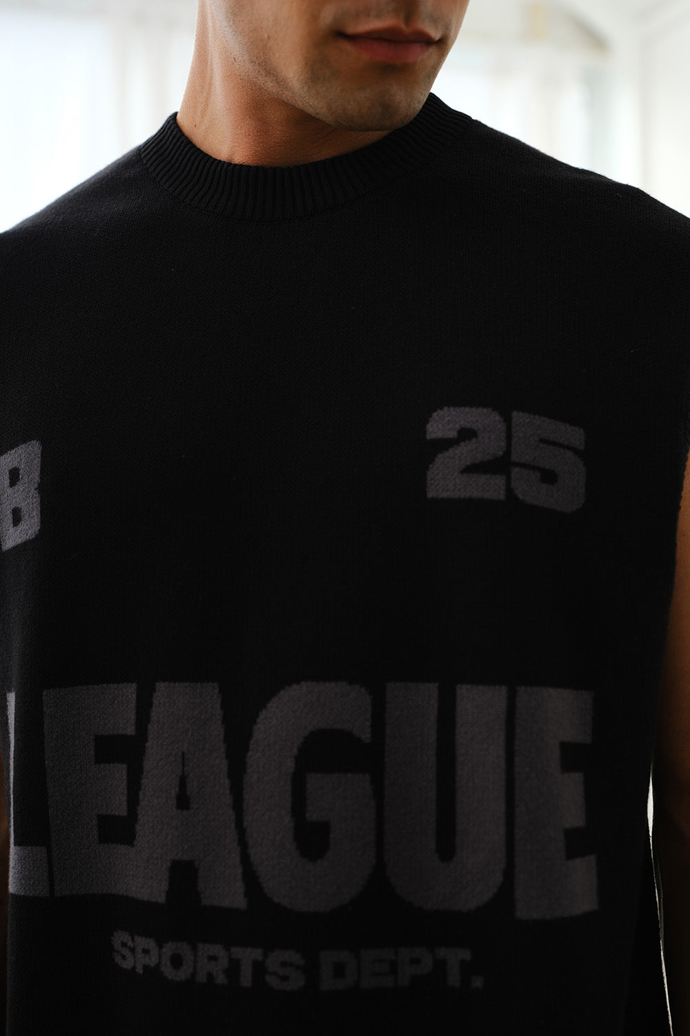 League Sports Dept Knitted Vest - BonkersCorner