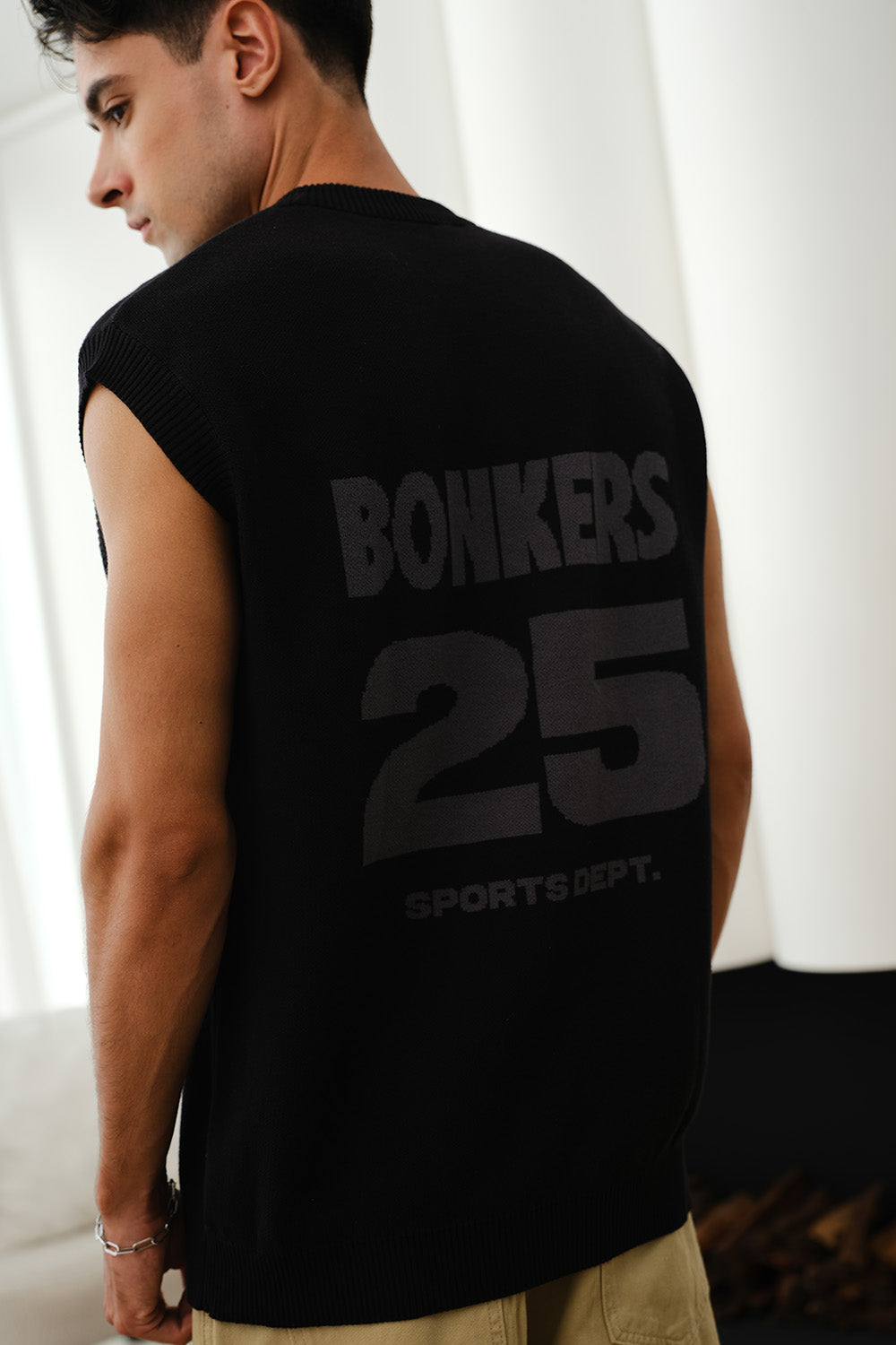 League Sports Dept Knitted Vest - BonkersCorner