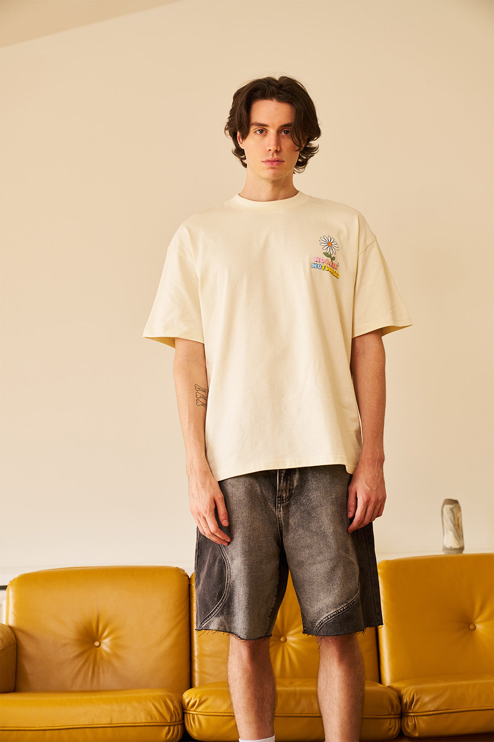No Rain No Flower Oversized T-shirt - BonkersCorner
