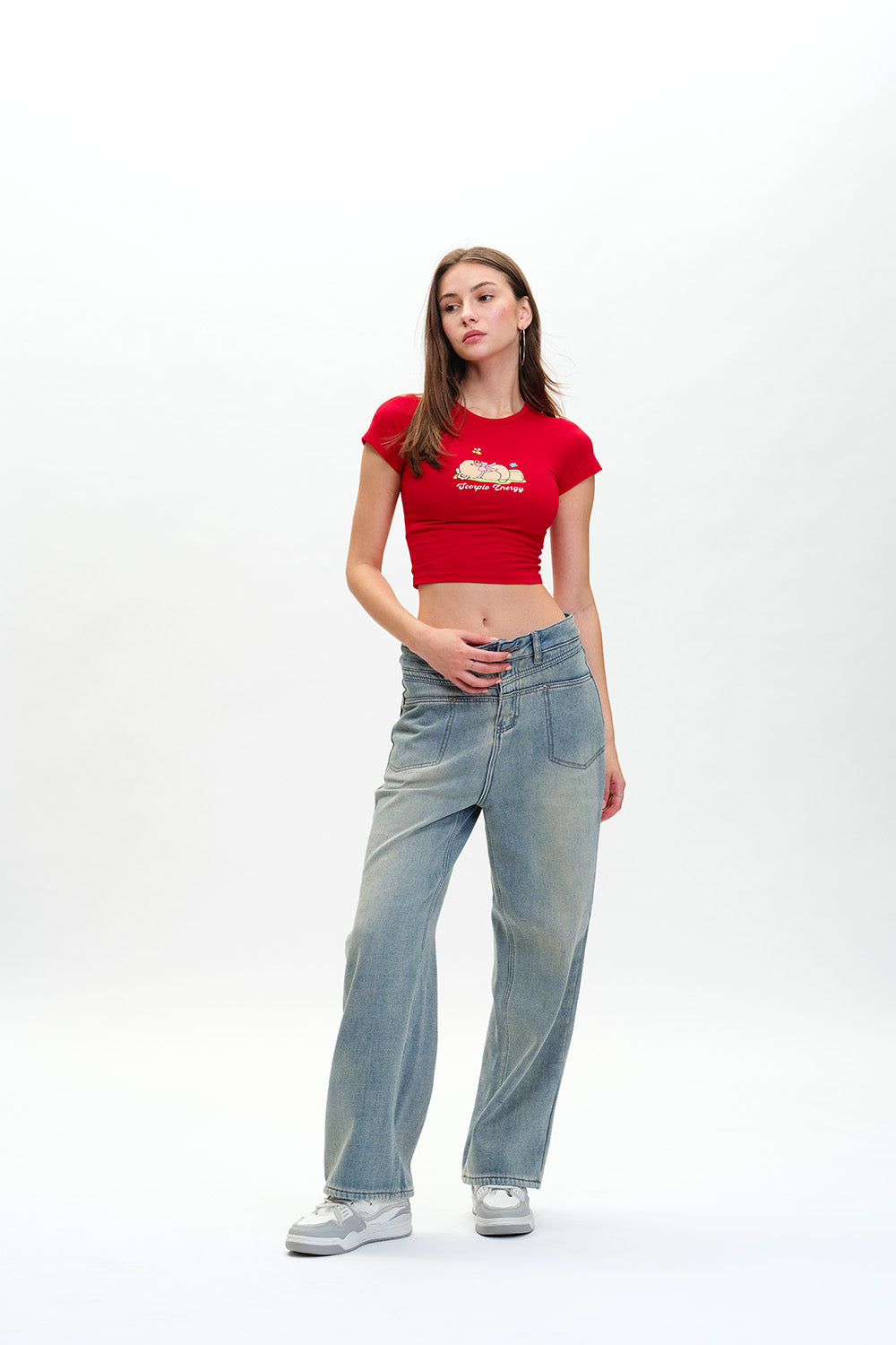 Scorpio Energy Long Length Baby Tee - BonkersCorner
