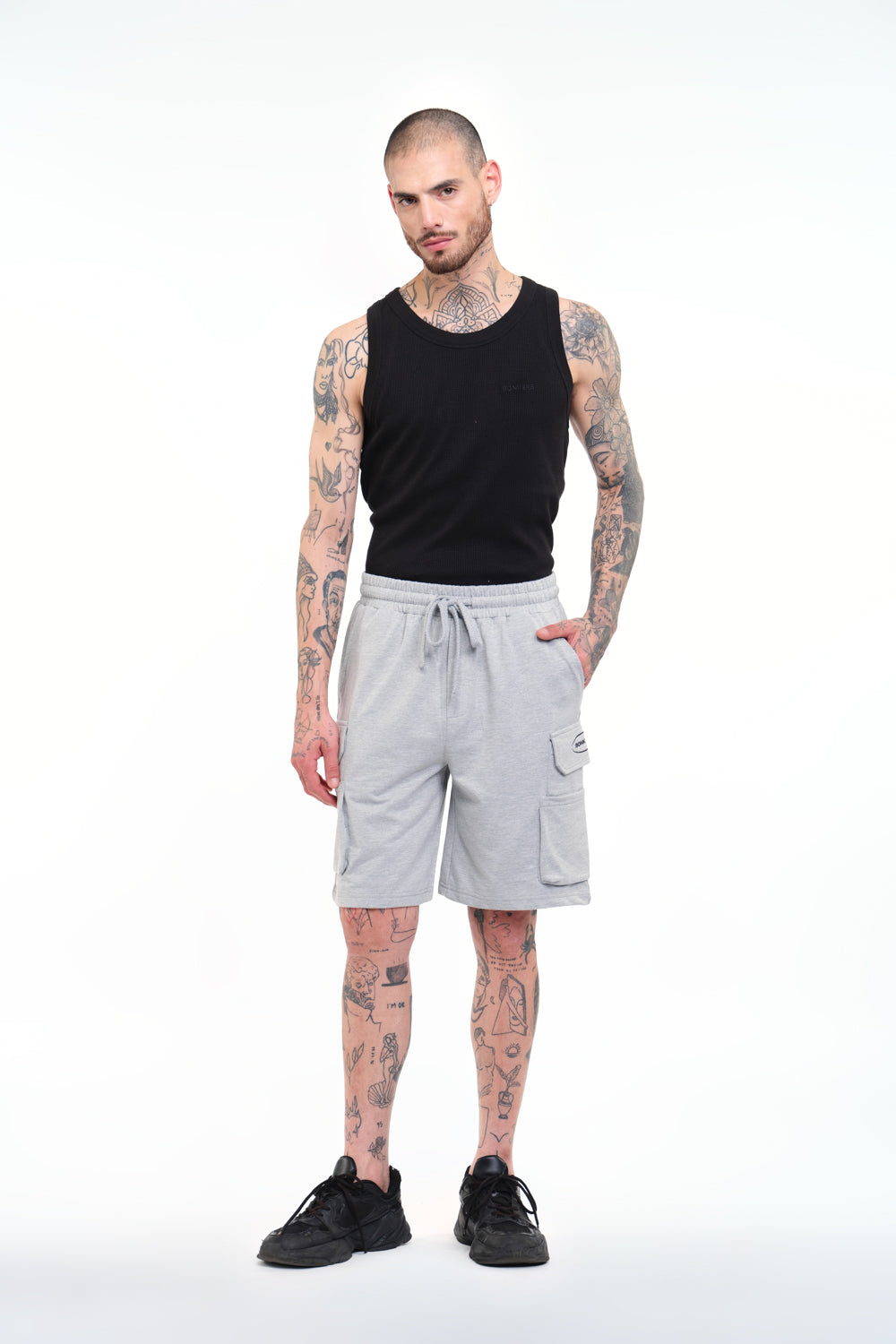 Signature 4 Pocket Melange Utility Shorts - BonkersCorner