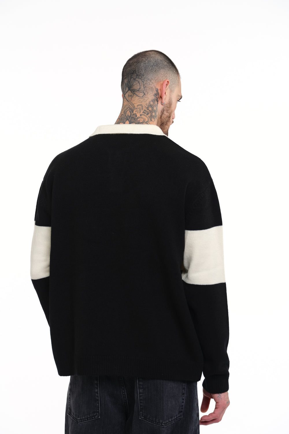 Signature Full Sleeves Knitted Polo - BonkersCorner