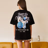 Smiley Originals Spray Paint Effect Oversized T-shirt - BonkersCorner