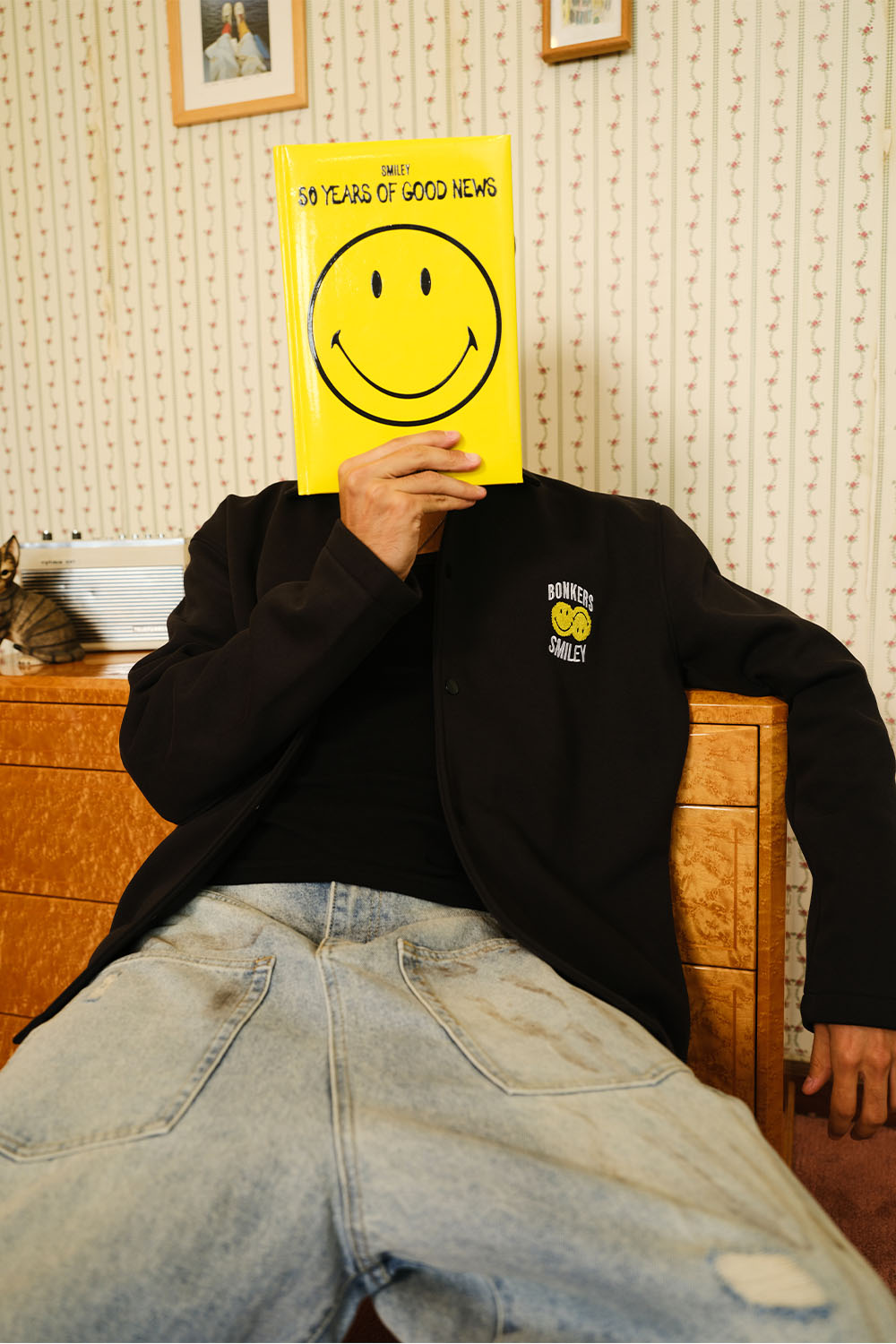 Smiley Originals X Bonkers Collared Shacket - BonkersCorner