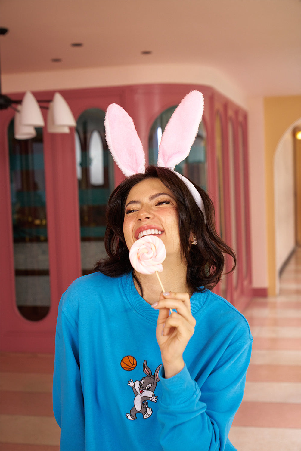 Tunes Bun Hun Oversized Sweatshirt - BonkersCorner