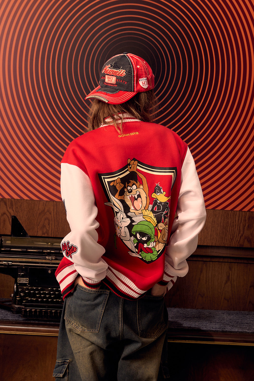 Looney Tunes Red Varsity Jacket - BonkersCorner