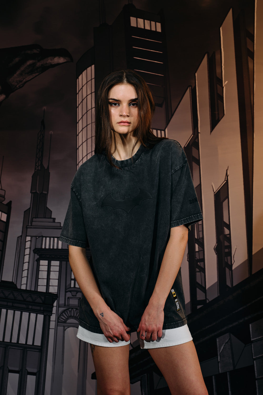 Bats In The Breeze Oversized T-shirt - BonkersCorner