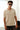Beige Knit Textured Polo T-shirt - BonkersCorner