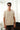 Beige Knit Textured Polo T-shirt - BonkersCorner