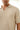 Beige Knit Textured Polo T-shirt - BonkersCorner