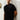 Black Knit Round Neck T-shirt - BonkersCorner