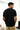 Black Knit Round Neck T-shirt - BonkersCorner