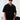 Black Knit Textured Polo T-shirt - BonkersCorner