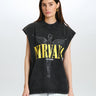 Black Nirvana Oversized Tank - BonkersCorner