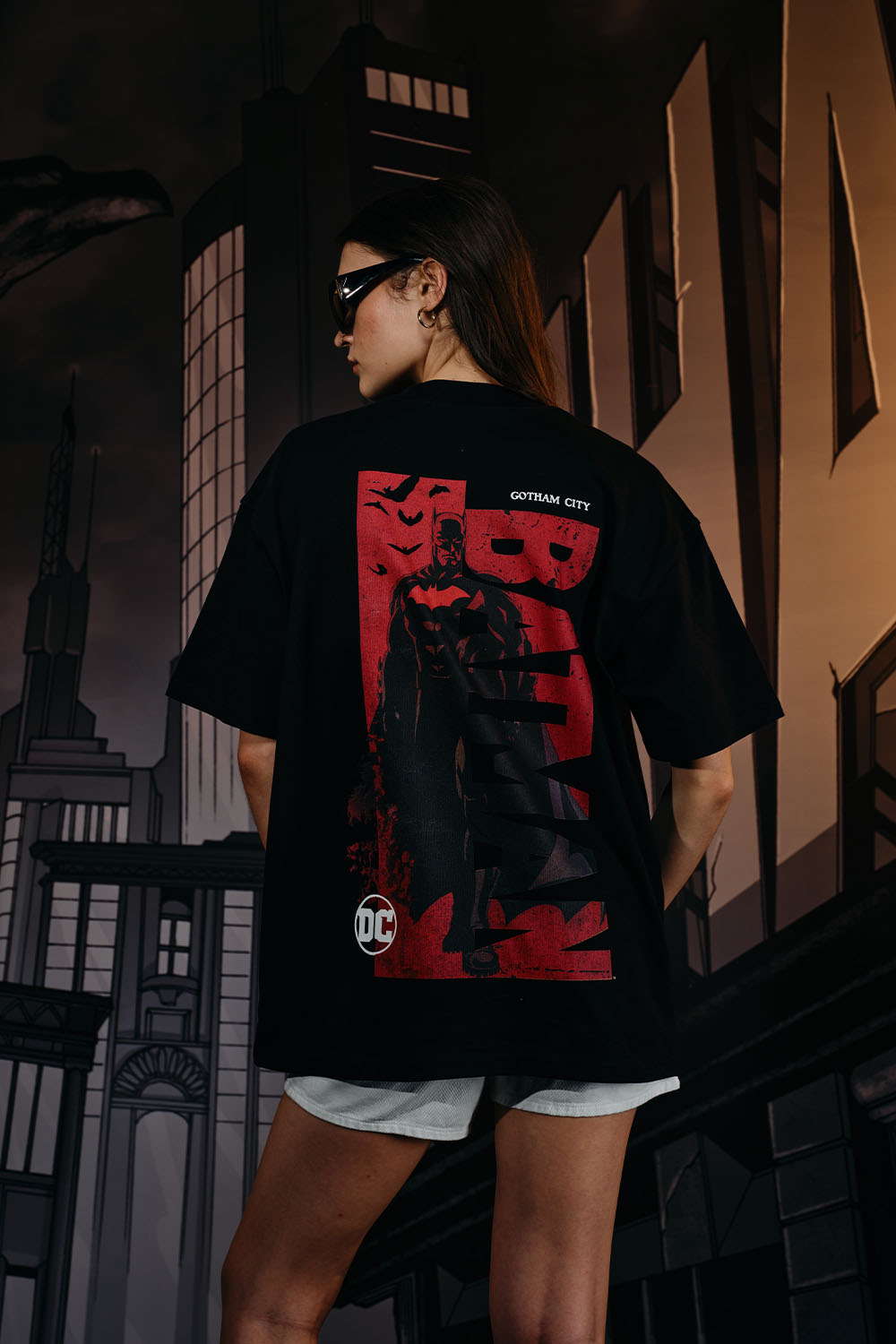 Blood Nights Oversized T-shirt - BonkersCorner