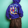 Blue Happy Holidays Hoodie - BonkersCorner