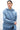 Blue Wear A Hug Oversized Hoodie - BonkersCorner