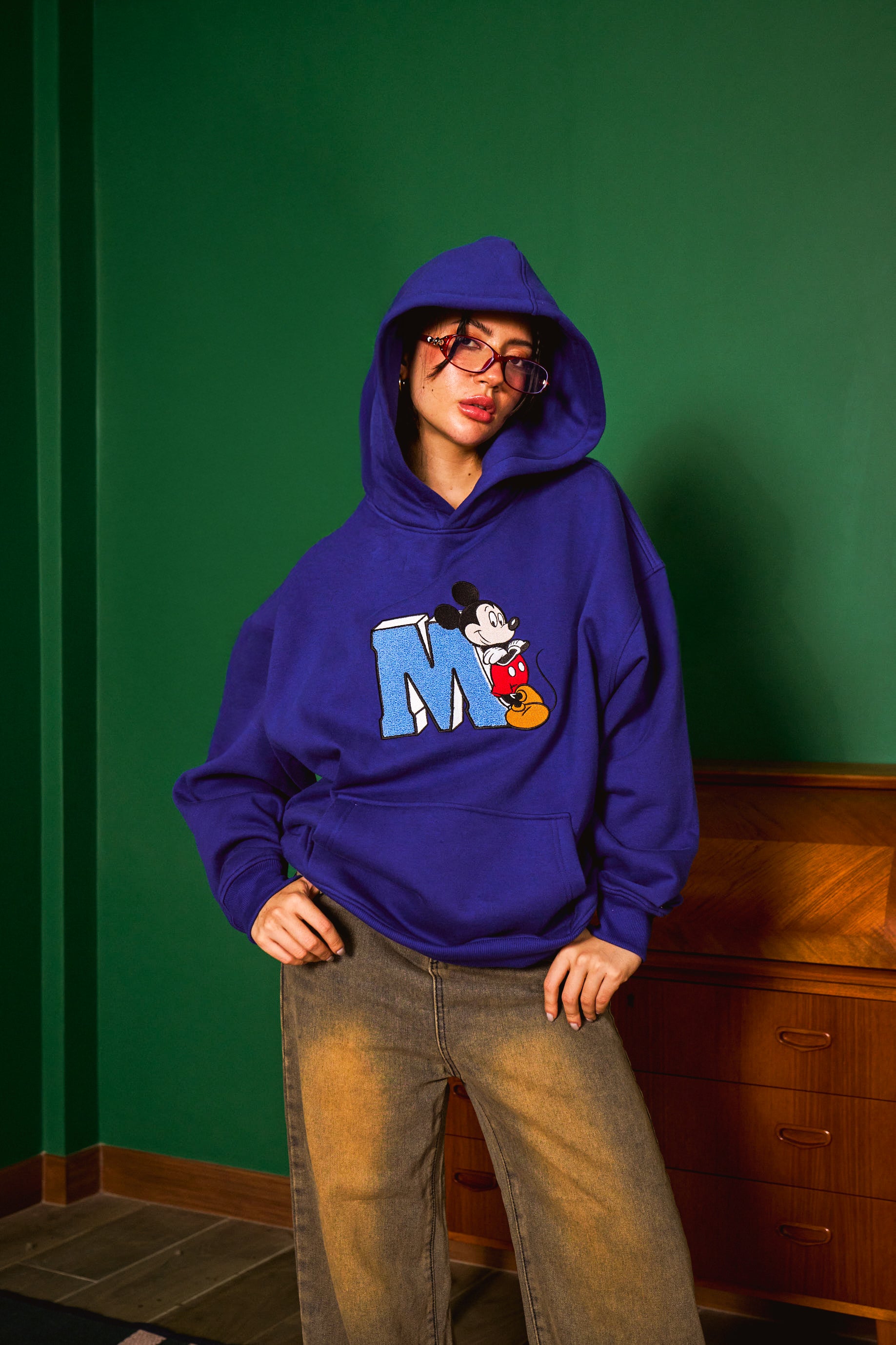 Blue Mickey Hoodie - BonkersCorner