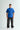 Blue Signature Jacquard Collar Premium Polo - BonkersCorner