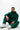 Bottle Green Wear A Hug Oversized Hoodie - BonkersCorner
