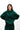 Bottle Green Wear A Hug Oversized Hoodie - BonkersCorner