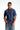 Cobalt Blue Signature Jacquard Collar Premium Polo - BonkersCorner