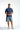 Cobalt Blue Signature Jacquard Collar Premium Polo - BonkersCorner