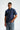 Cobalt Blue Signature Jacquard Collar Premium Polo - BonkersCorner